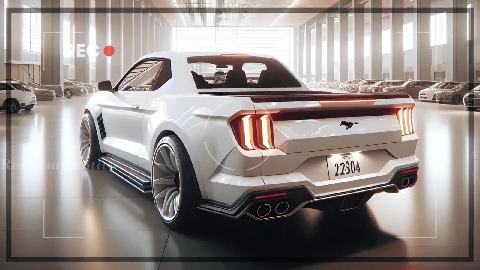 Снимка към „Mustang ute излиза от експерименталната сграда на Ford“