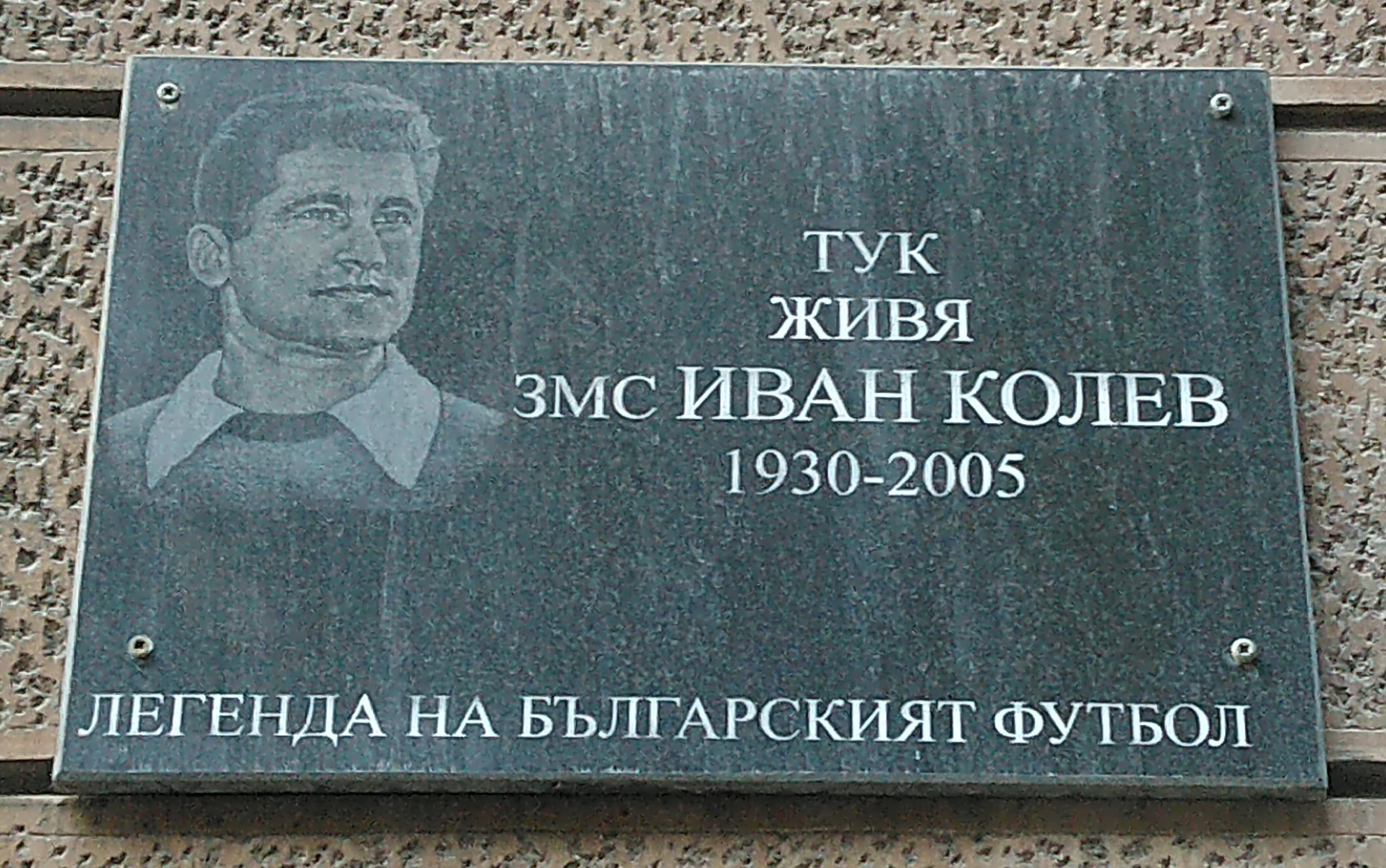 Снимка към „Паметна плоча на генерал Иван Колев беше открита в центъра на София“
