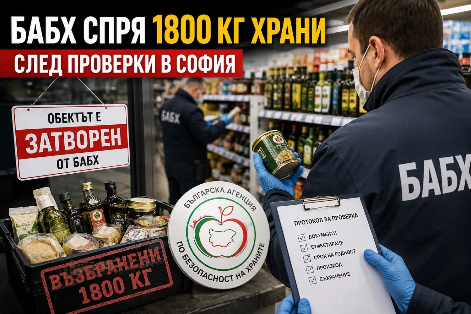 Снимка към „БАБХ затвори кухня-майка заради лоша хигиена и липса на проследимост“