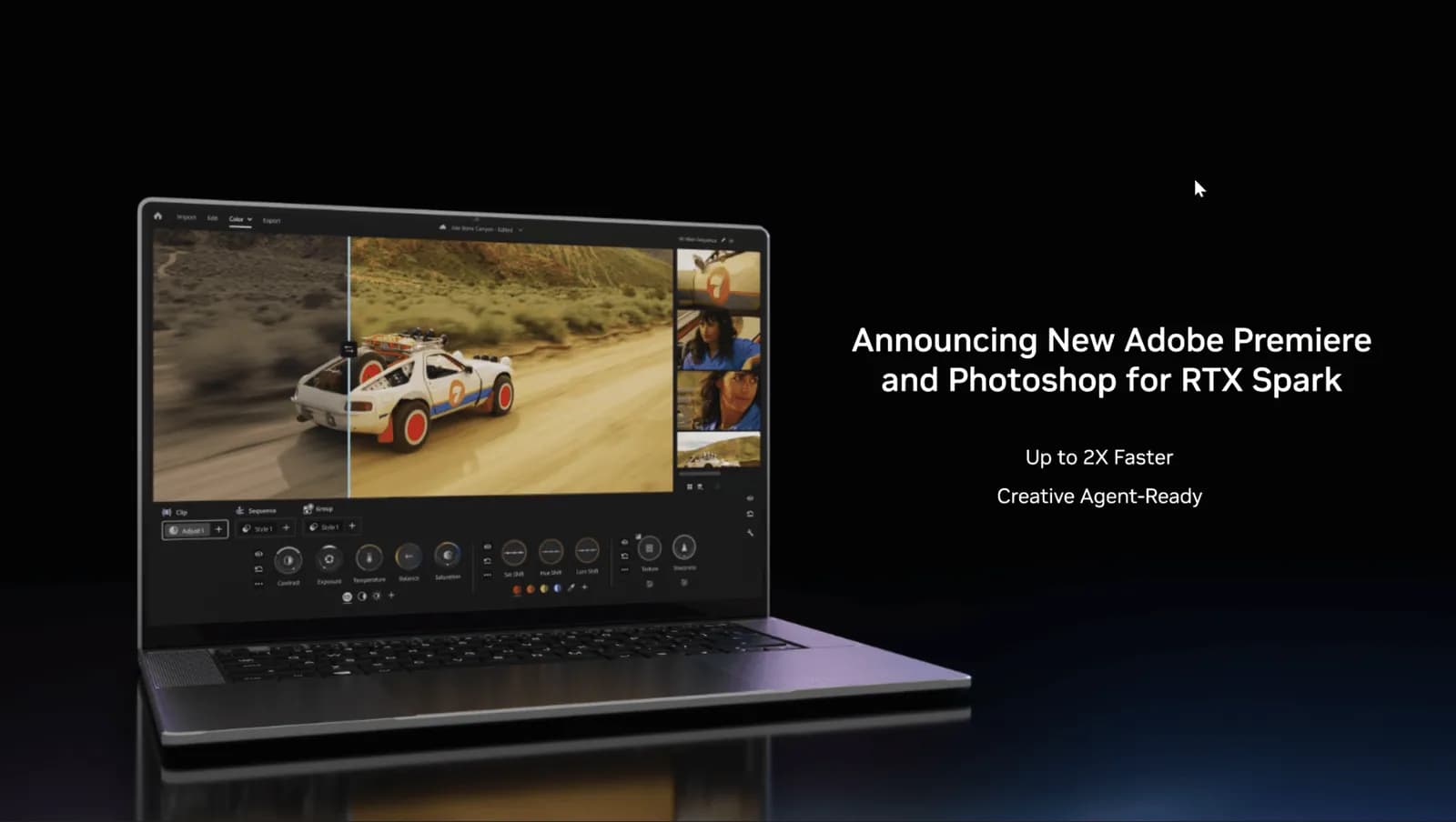 Снимка към „Adobe ускори Photoshop, Premiere и Substance 3D с нов хардуер на NVIDIA“
